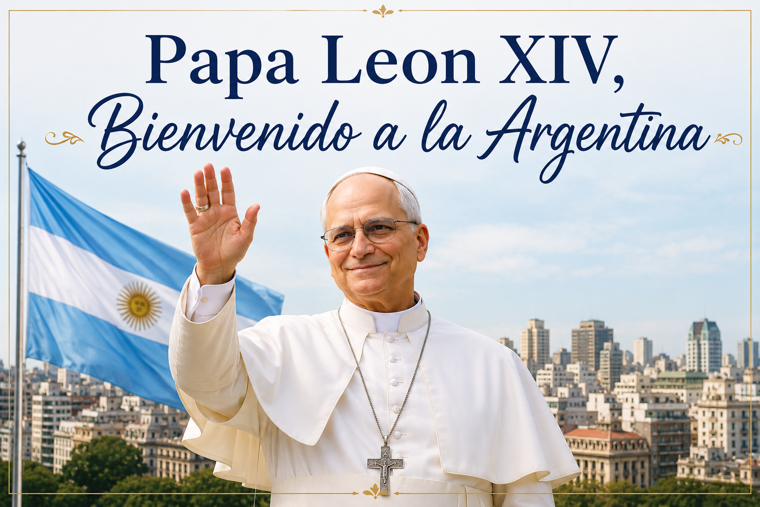 Papa León XIV, bienvenido a la Argentina